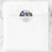 Lacecap Hydrangea Adres Stickers (Tas)