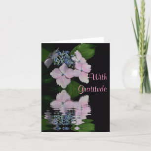 Lacecap Hydrangea bedankkaart