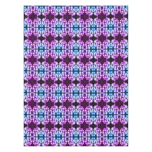 Lacecap Hydrangea Black White Tinted Abstract Tafelkleed (Voorkant)