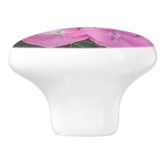 Lacecap Hydrangea Ceramic Pull Keramische Knop (Zijkant)