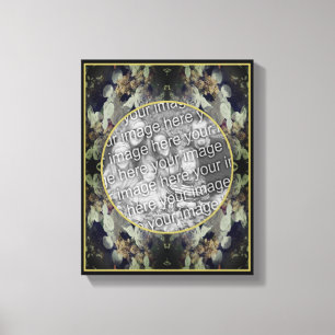 Lacecap Hydrangea Lijst Creëer Uw eigen foto Canvas Afdruk