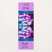 Lacecap Hydrangea Vloer, gepersonaliseerd Yogamat (Voorkant)