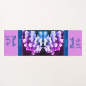Lacecap Hydrangea Vloer, gepersonaliseerd Yogamat (Voorkant (horizontaal))