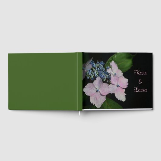  Lacecap Hydrangea Wedding Gastenboek (Volledig)