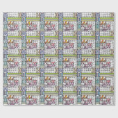 Laced Beige Lila: naadloos Cadeaupapier (Vlak)