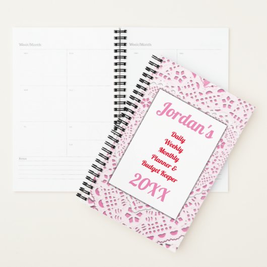  Laced Heart Budget Planner (Display)