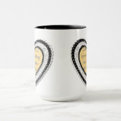 Laced Heart Photo-Lijst Mok (Midden)