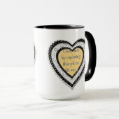 Laced Heart Photo-Lijst Mok (Voorkant rechts)