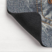 Laced Up Denim Mousepad Muismat (Hoek)
