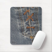 Laced Up Denim Mousepad Muismat (Met muis)