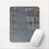 Laced Up Denim Mousepad Muismat (Met muis)