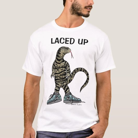 “Laced up” Lace monitor shirt (Voorkant)