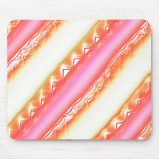 Lacelike op brede strepen in zijderoze tot beige muismat (Voorkant)