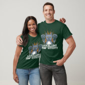 Lacellent Pawsitivity La Stick Sports Lacrosse fam T-shirt (Unisex)