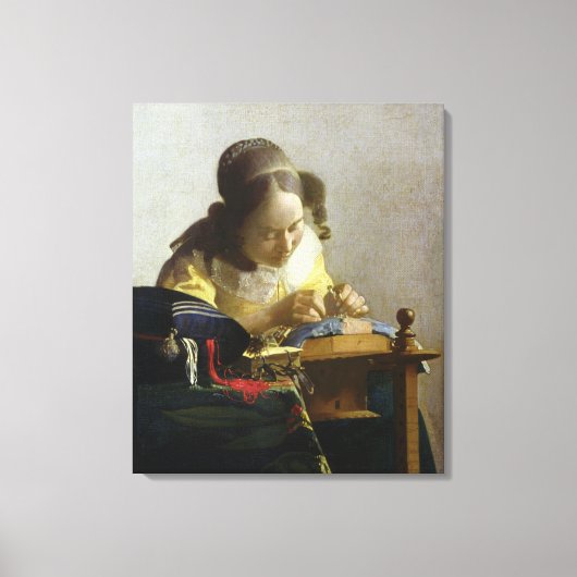 Lacemaker, 1669-70 canvas afdruk (Voorkant)