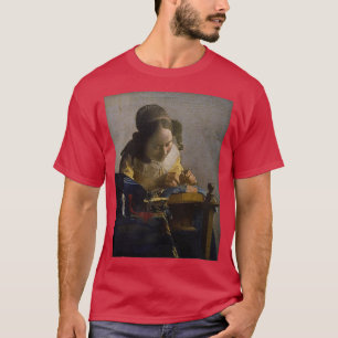 Lacemaker 1670 Johannes Vermeer T-shirt
