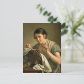 Lacemaker, 1823 briefkaart (Staand voorkant)