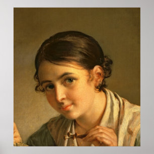 Lacemaker, 1823 poster