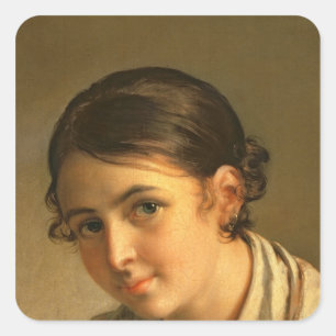 Lacemaker, 1823 vierkante sticker