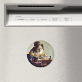 Lacemaker, Français La Dentelière, door Vermeer Magneet (Insitu (Vaatwasser))