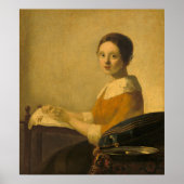 Lacemaker - Johannes Vermeer Fine Art Poster (Voorkant)