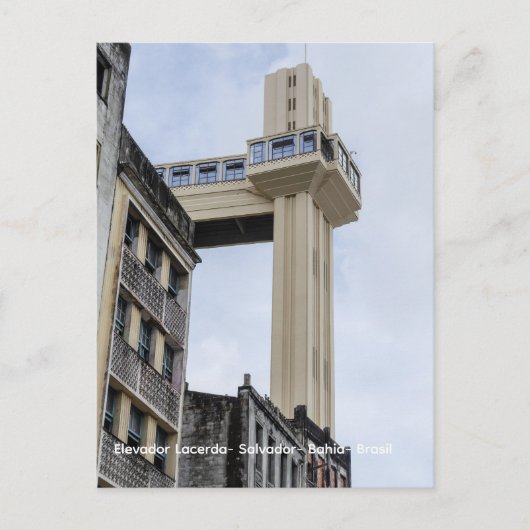 Lacerda Elevator and Historical Architecture of Sa Briefkaart (Voorkant)