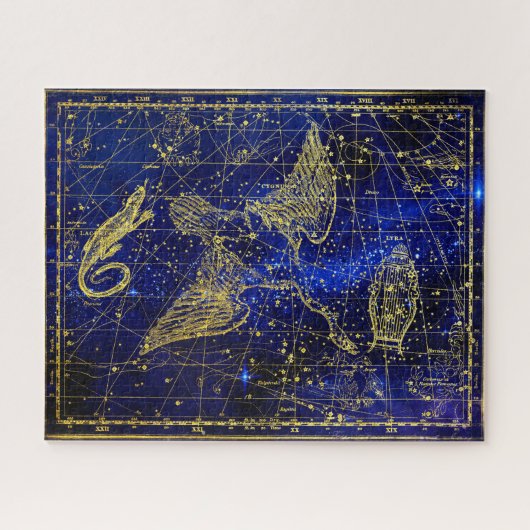 Lacerta Constellation. Legpuzzel (Horizontaal)
