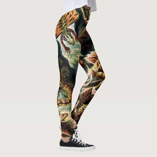 Lacertilia Lizards door Ernst Haeckel Leggings (Rechts)