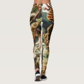 Lacertilia Lizards door Ernst Haeckel Leggings (Achterkant)