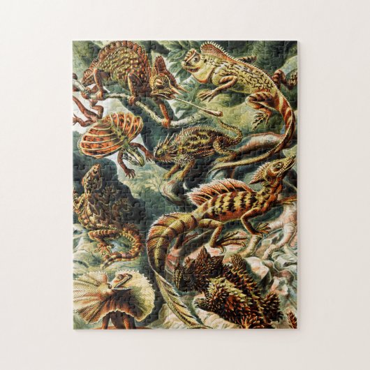 Lacertilia Lizards door Ernst Haeckel Legpuzzel (Verticaal)