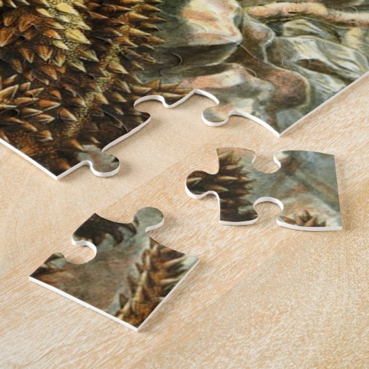 Lacertilia, scheepswerven van Ernst Haeckel Jigzaa Legpuzzel (Zijkant)