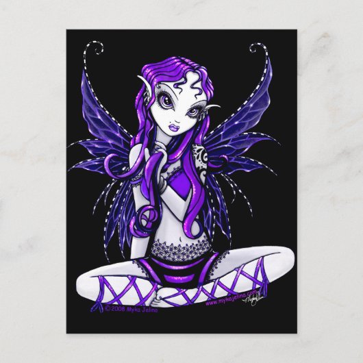 Lacey Cute Fairy Briefkaart (Voorkant)