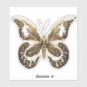 Lacey Golden Butterfly Sticker (Vel)