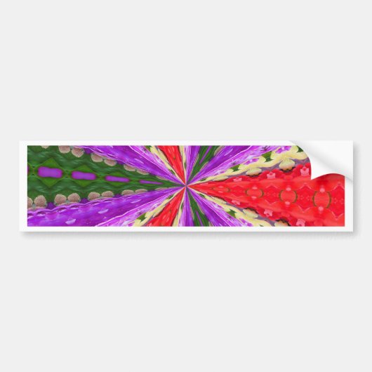 Lacey Kaleidoscope Bumpersticker (Voorkant)