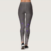Lacey Paarse Firefly Effect Leggings (Achterkant)