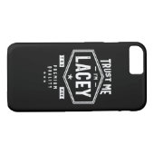 Lacey Persoonlijke naam Birthday Case-Mate iPhone Case (Achterkant (Horizontaal))