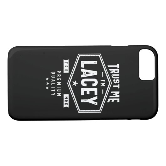 Lacey Persoonlijke naam Birthday Case-Mate iPhone Case (Achterkant (Horizontaal))