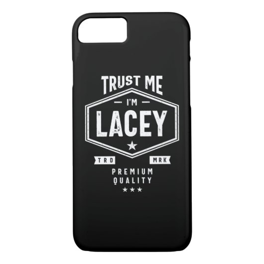 Lacey Persoonlijke naam Birthday Case-Mate iPhone Case (Achterkant)