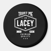 Lacey Persoonlijke naam Birthday Magneet (Voorkant)