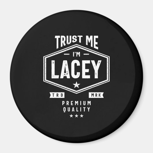 Lacey Persoonlijke naam Birthday Magneet (Voorkant)