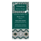 Lacey Steel Blauwgroen Reclamekaart (Voorkant)