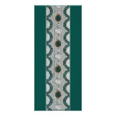 Lacey Steel Blauwgroen Reclamekaart (Achterkant)