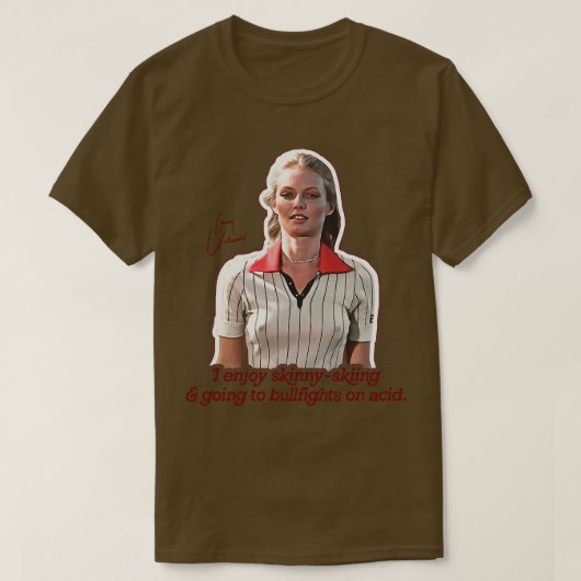 Lacey Underall geniet T-shirt (Design voorkant)