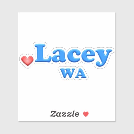 Lacey Washington Sticker (Vel)