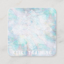 *~* Lacey White Mandala Blue Pink Yellow Pastel