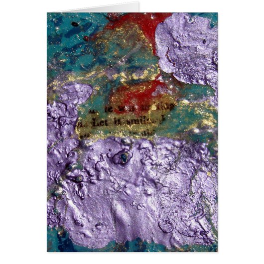Lach Abstracte collage, denk aan jou (Voorkant)