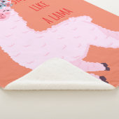 Lach als een lama sherpa deken (3/4)