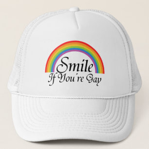 Lach als je een homo Rainbow Pride bent Trucker Pet