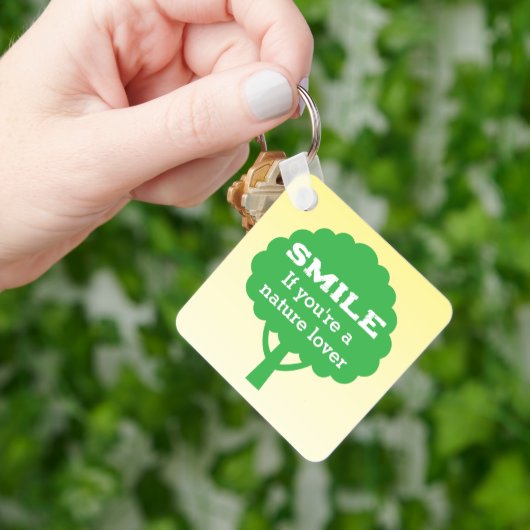 Lach Als Je Een Natuurliefhebber Bent Sleutelhanger (Hand)