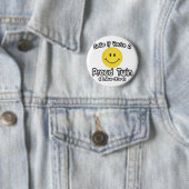 Lach als je een Proud Twin bent (zoals ik) Ronde Button 5,7 Cm (In situ)